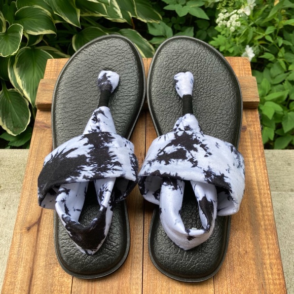 Sanuk tie dye sandals yoga mat sling size 7 - Picture 3 of 11